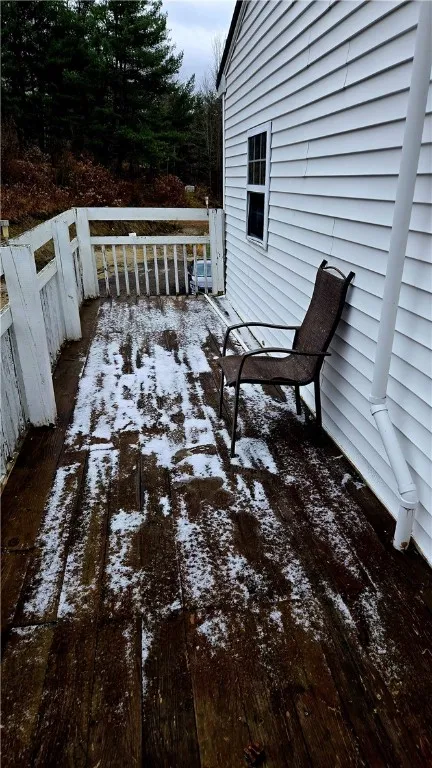 Top Deck off bedroom above the garage