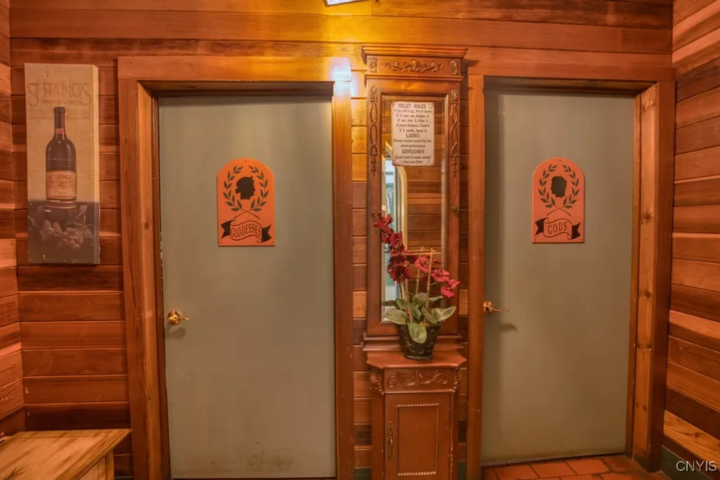 Bathrooms on first floor.