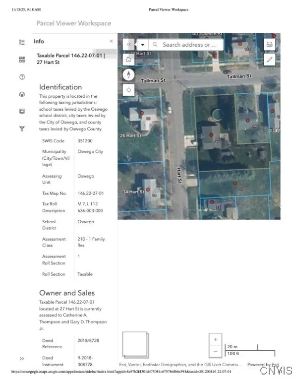 27 Hart Street, Oswego, New York 13126, Oswego, New York 13126, 3 Bedrooms Bedrooms, 9 Rooms Rooms,2 BathroomsBathrooms,Residential,For Sale,27 Hart Street, Oswego, New York 13126,0,S1651069
