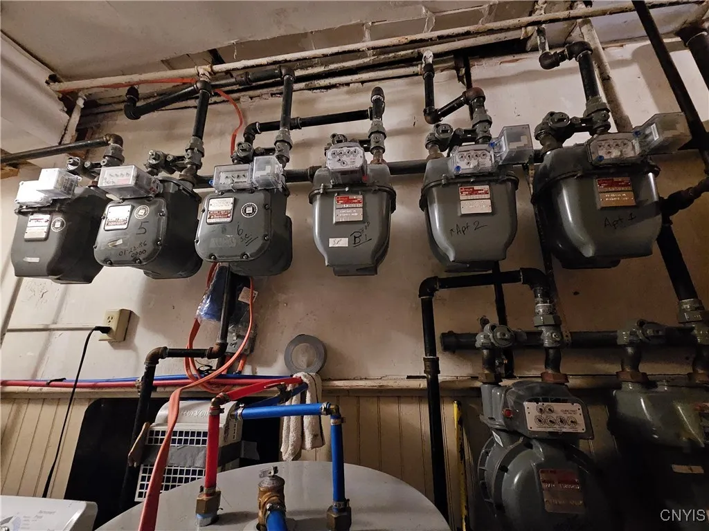 2nd floor utility room with meters