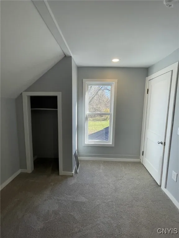 Second Bedroom with closet and window.