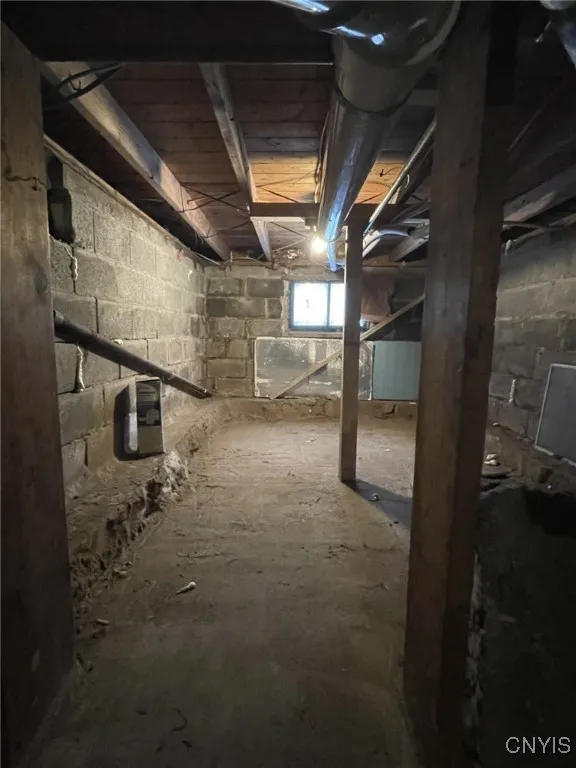 Basement under kitchen