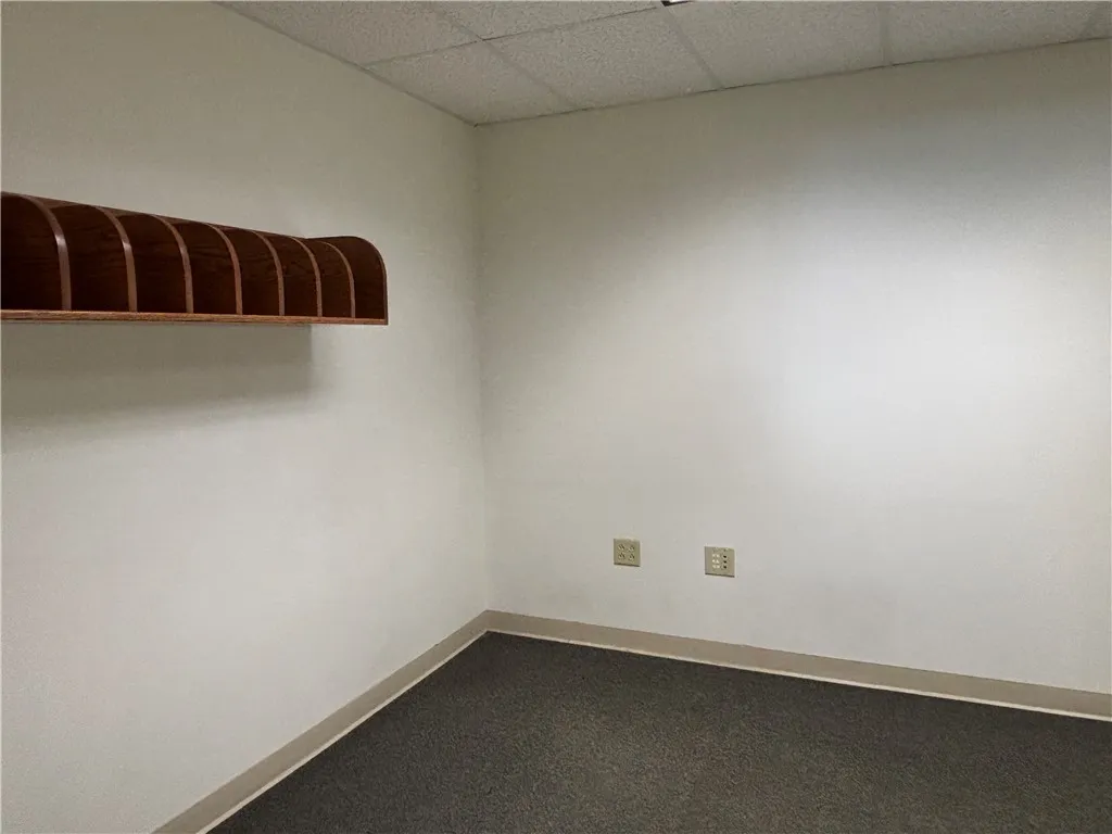 Filing area in reception room