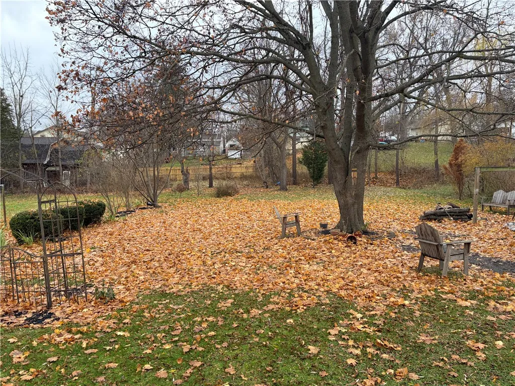 Beautiful backyard with Arbor & flower gardens