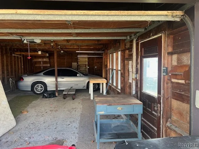 Second two car garage side entrance
