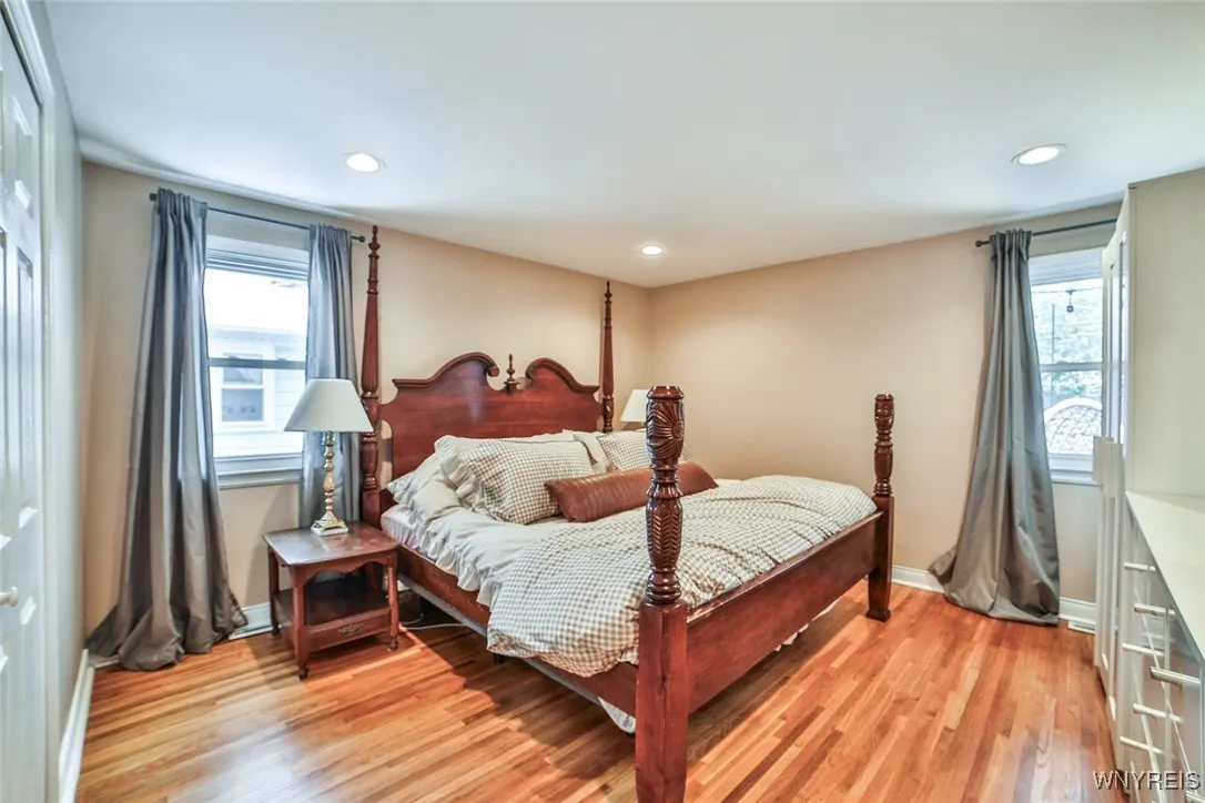 The primary bedroom will accommodate a king sized bed.