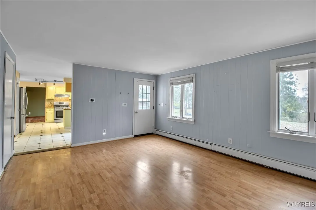 The door you see leads to the patio