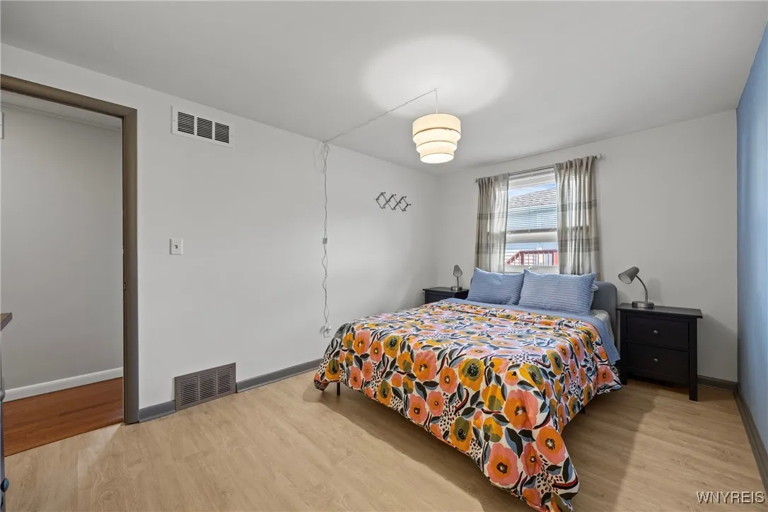 Bedroom with double closet