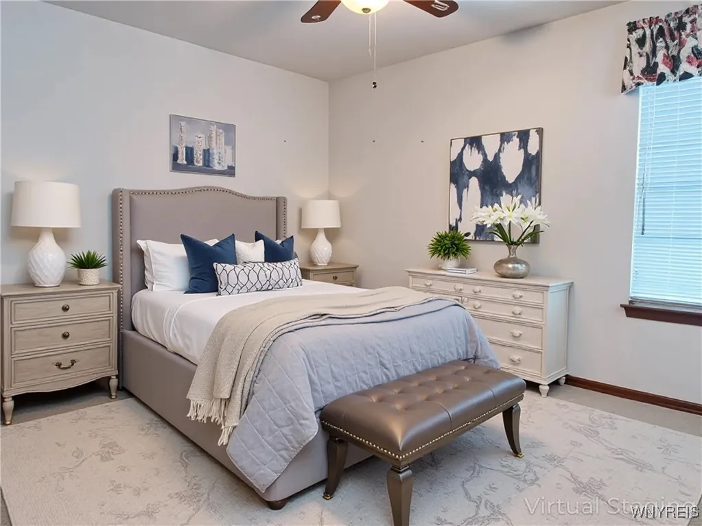 Bedroom 2 AI Staged
