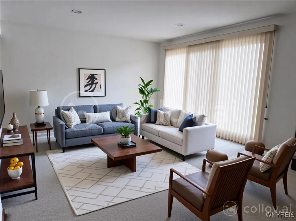 Living Room AI Staged