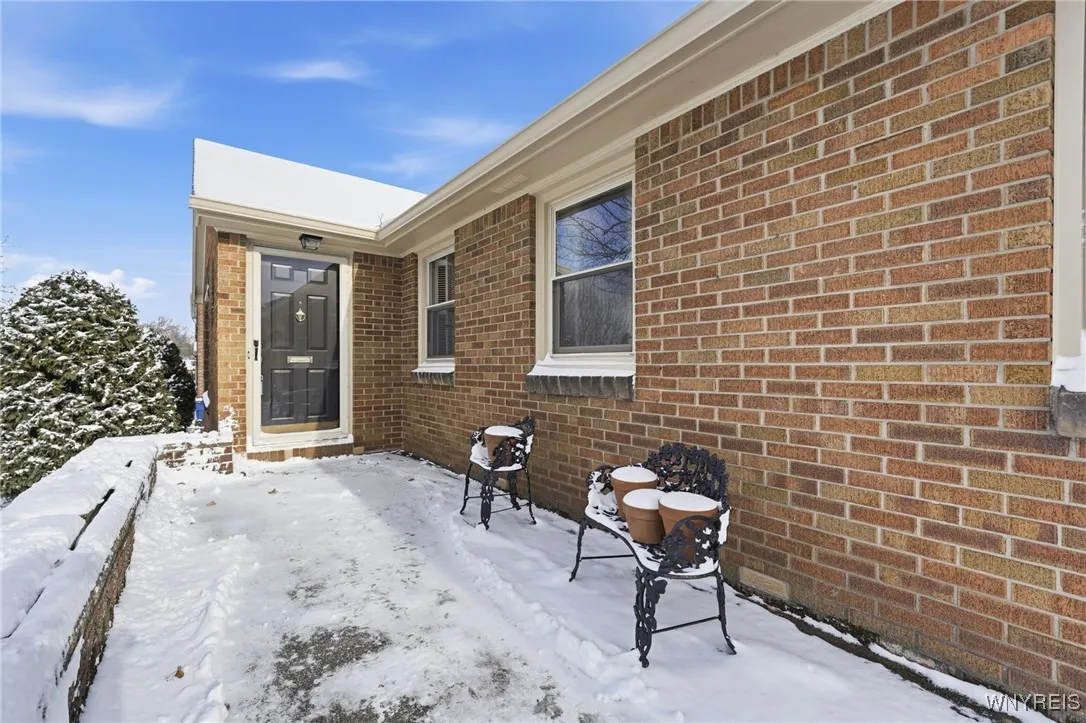 Concrete rear patio