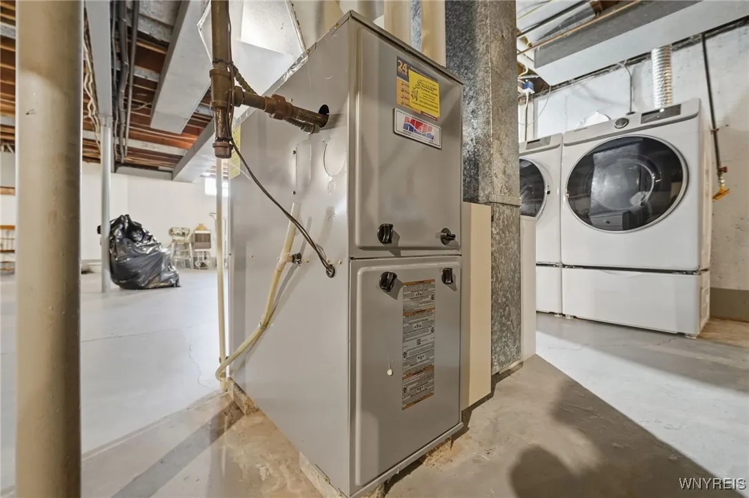 Furnace with electronics air filter