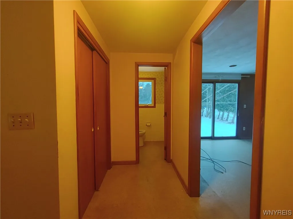 Entrance from garage