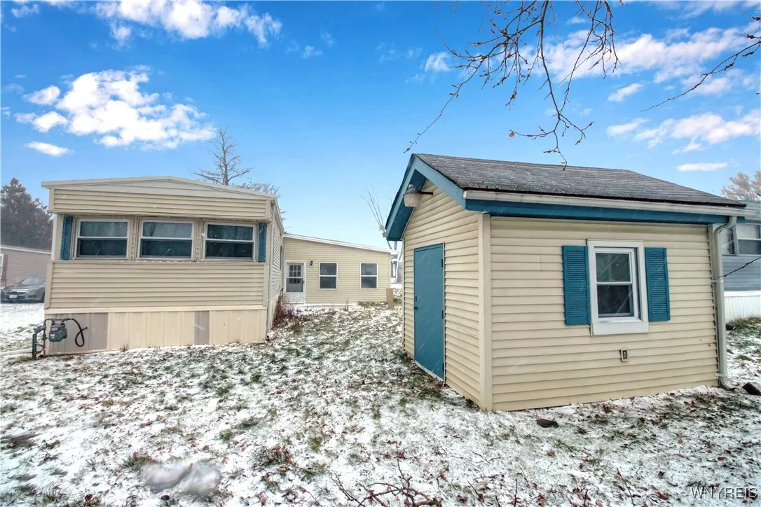 Extra storage ~ low maint vinyl sided shed
