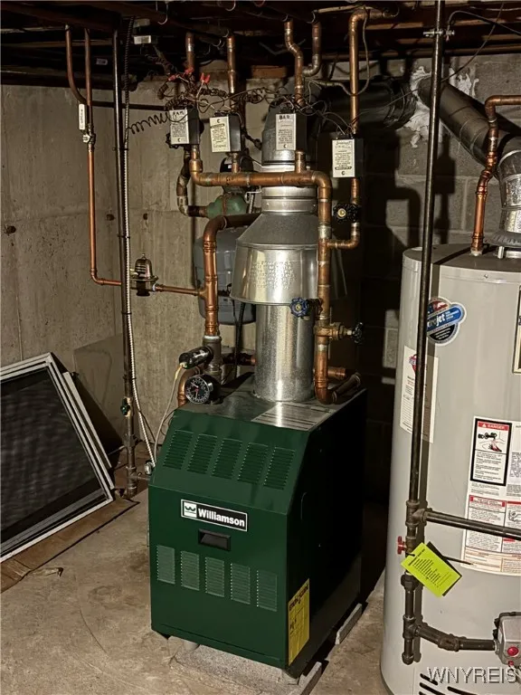The boiler was new in 2016.  There is also central air in this home.