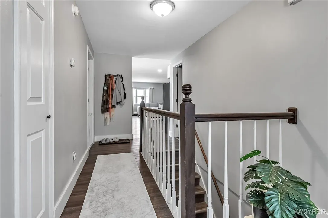 Upper Unit: Staircase Entrance & Hallway