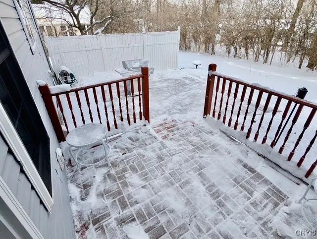 Rear porch