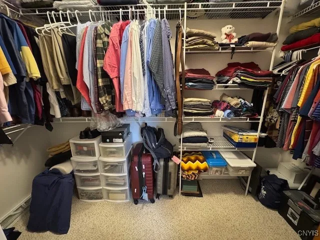Large walk-in closet -     11' x 5'