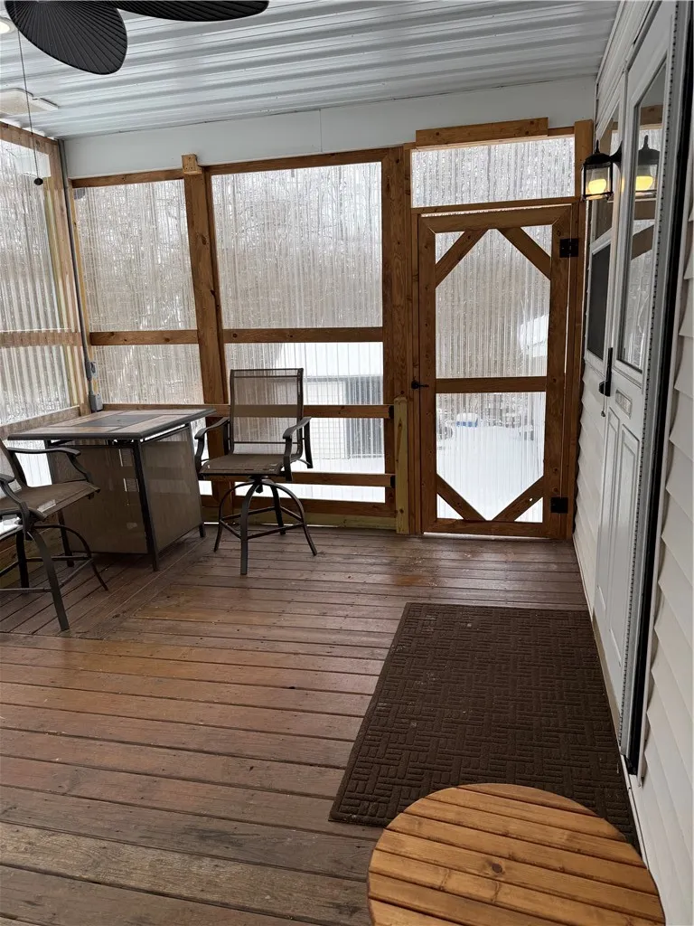 Enclosed porch