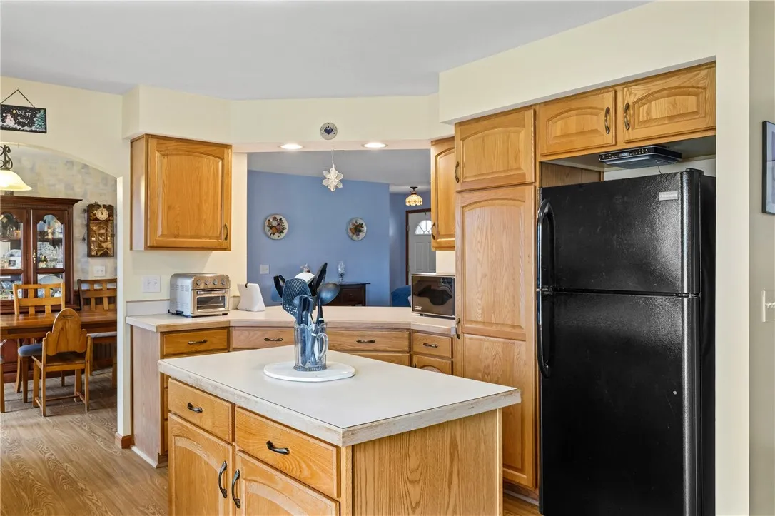 Nice pass through area from kitchen to living room - lots of cabinet storage