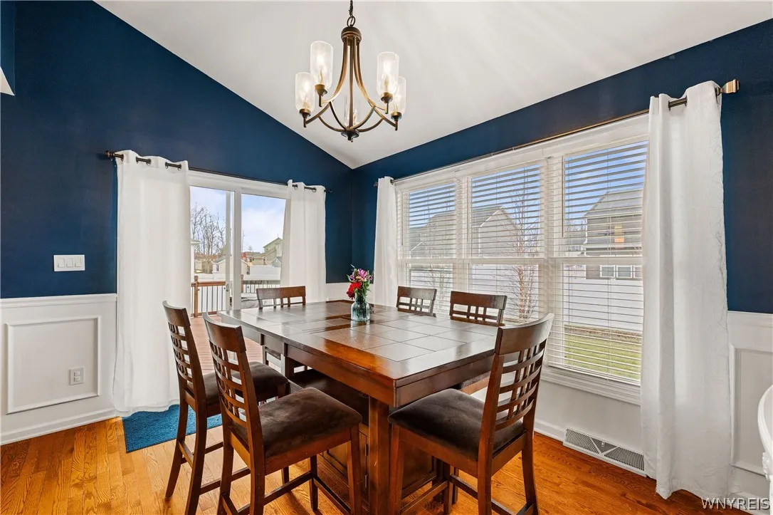 Formal Dining Room w/ Sliding Glass Doors Leading to Back Deck