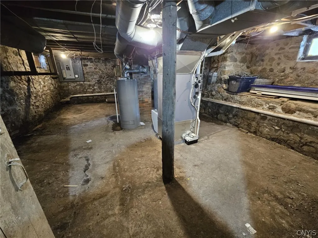 Basement view.