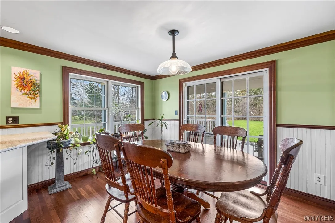 Sliding Doors to Maintenance  free Deck Overlooks .50 Acre