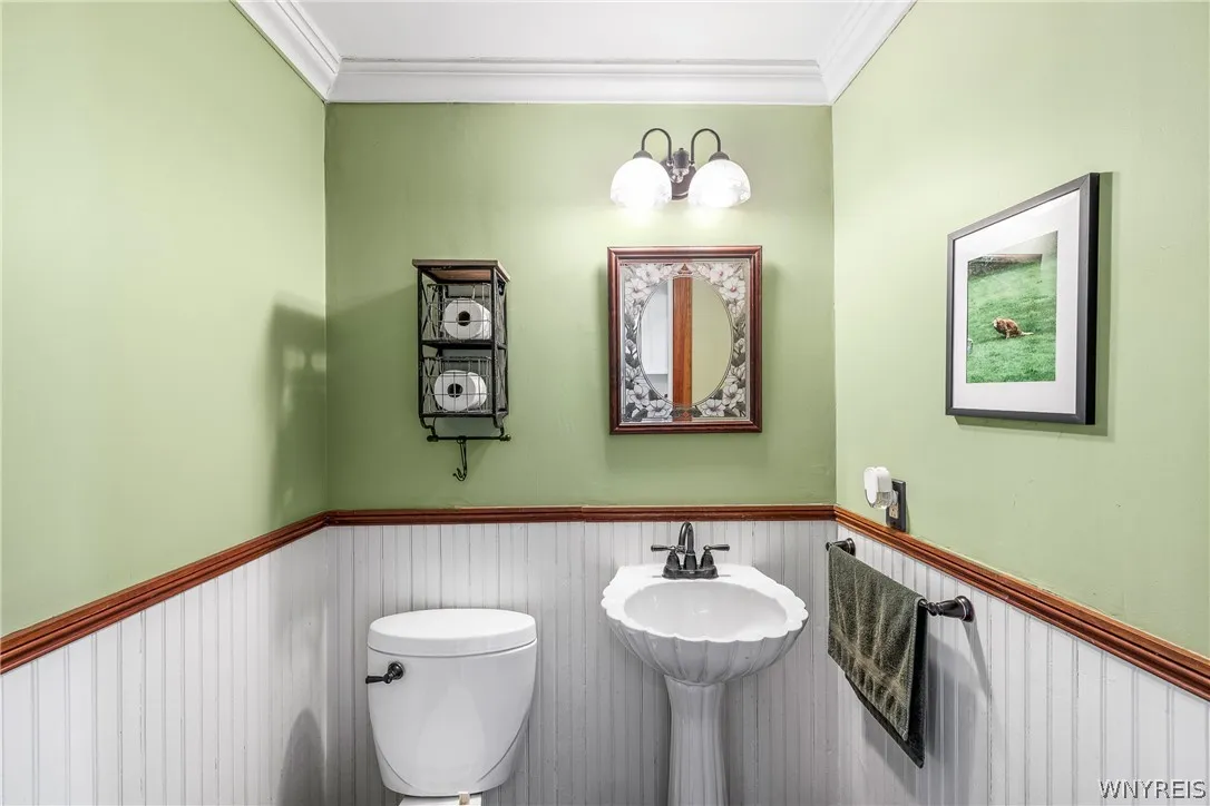 1/2 bath 1ST floor, near Butler's Pantry