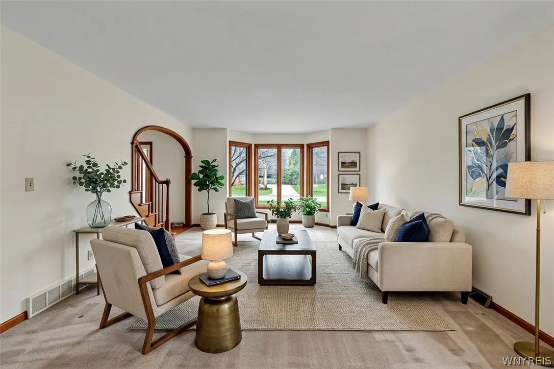 Living Room Virtually Staged