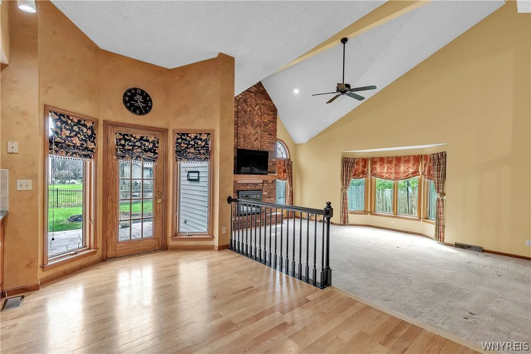 Kitchen view to Family Room