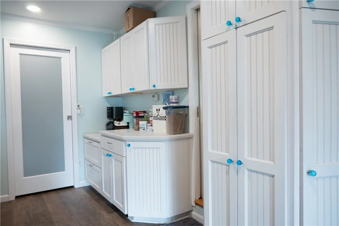 Great pantry area in the laundry room