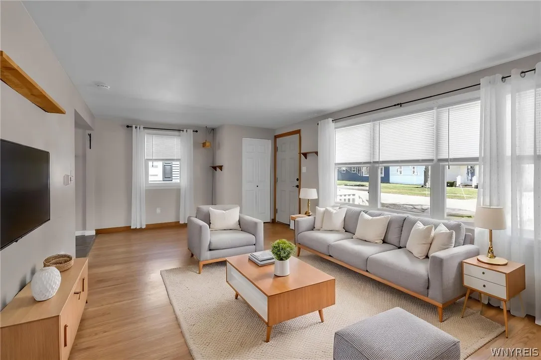 Virtually Staged Living Room