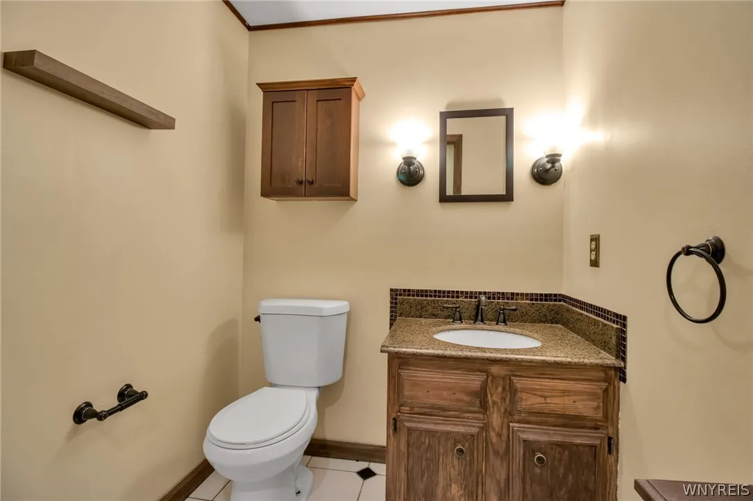 Half bath on first floor