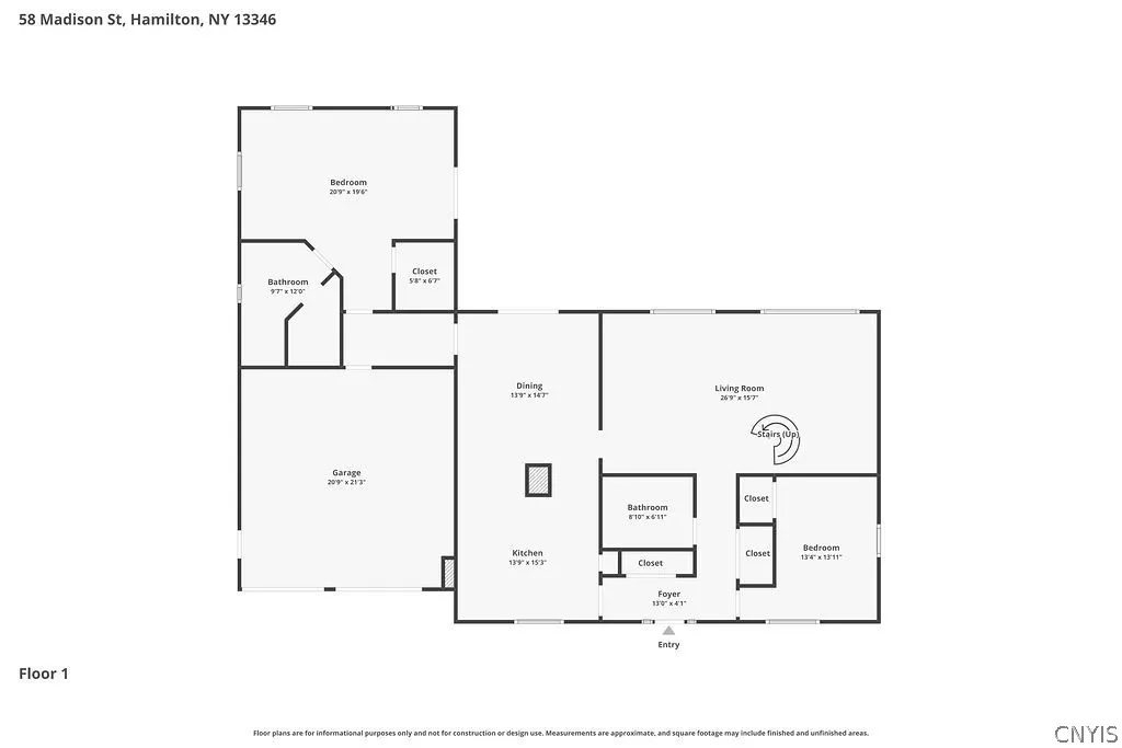 58 Madison Street, Hamilton, New York 13346, Hamilton, New York 13346, 4 Bedroom Bedrooms, 10 Room Rooms,4 BathroomBathrooms,Residential,For Sale,58 Madison Street, Hamilton, New York 13346,0,S1672515