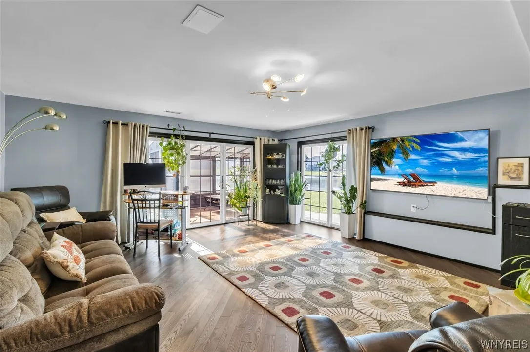 Lower level family room