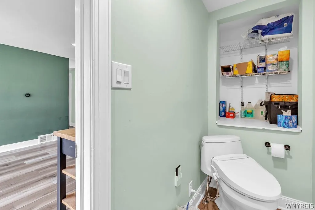 Half Bath off Kitchen