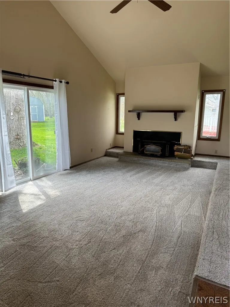 Family Room has two large storage closets
