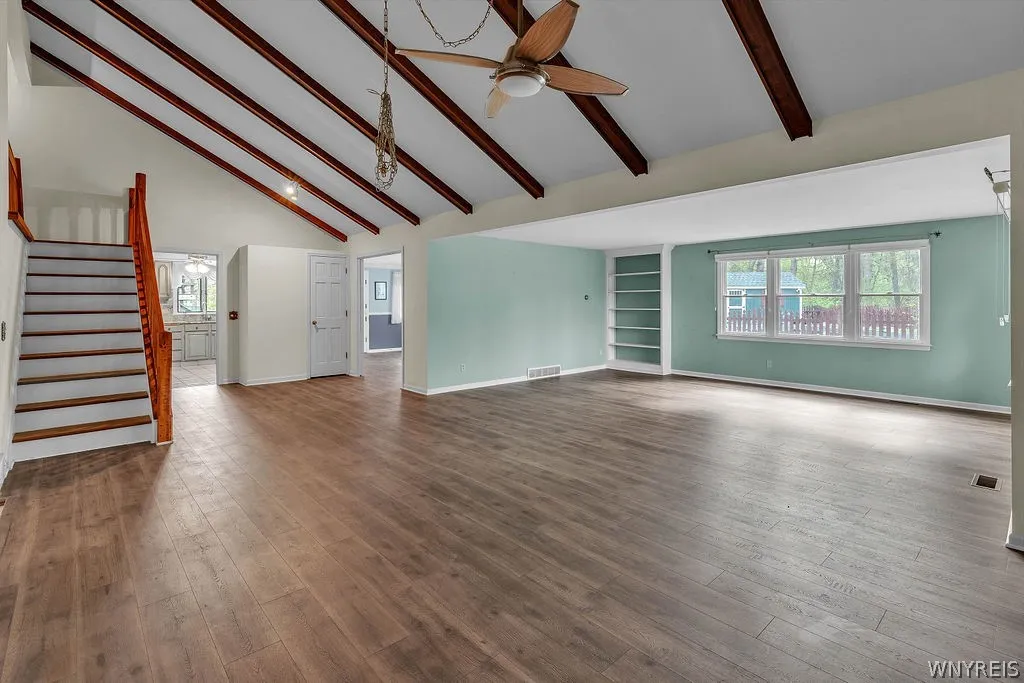 Great Room to kitchen and dining room