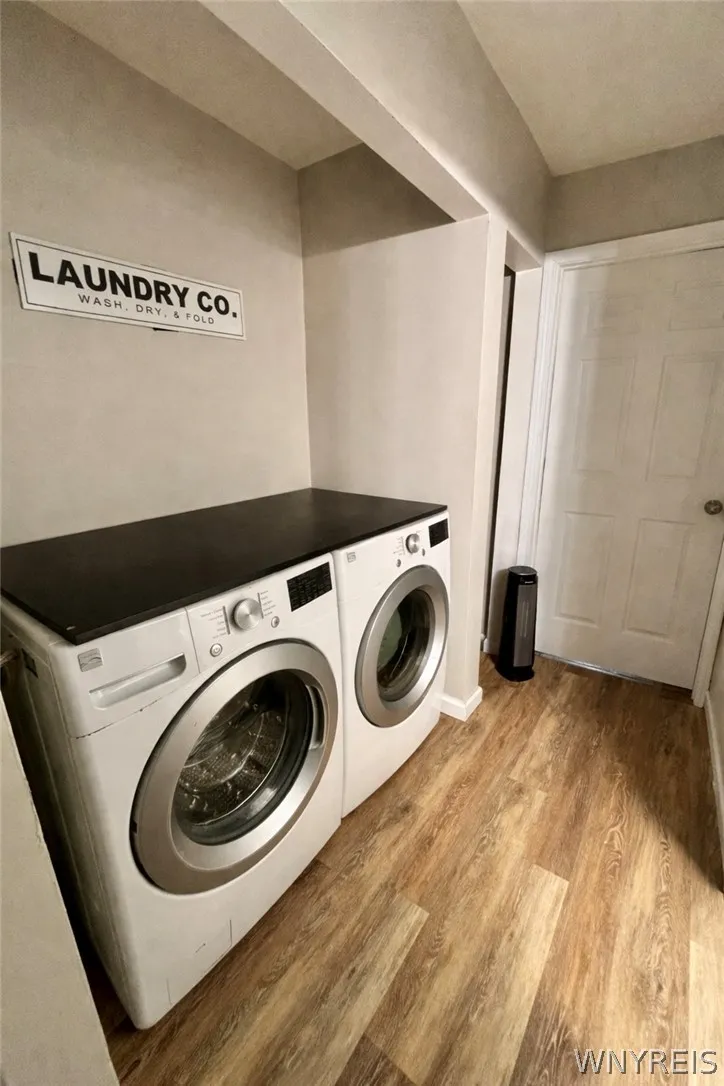 Laundry area in lower