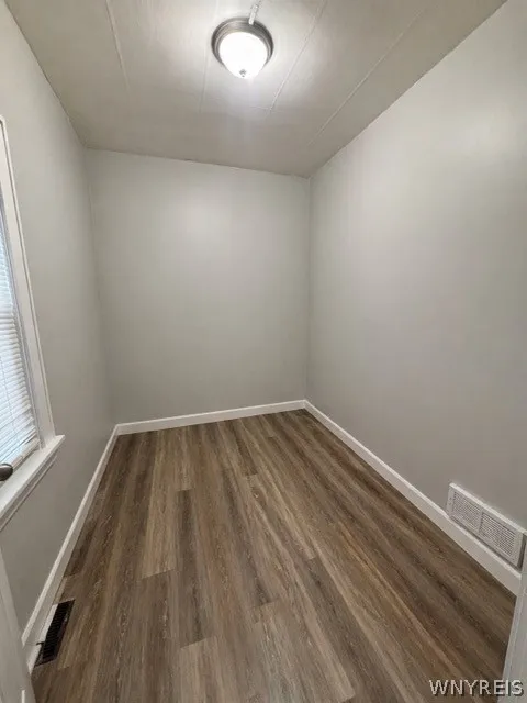 Lower bedroom with no closet