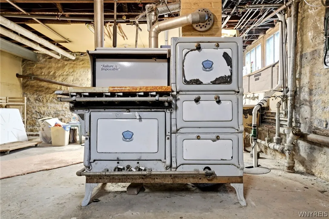 Working Cast Iron Stove conveys with the property