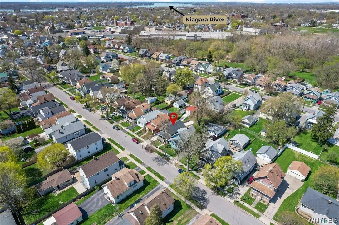 Aerial view of home