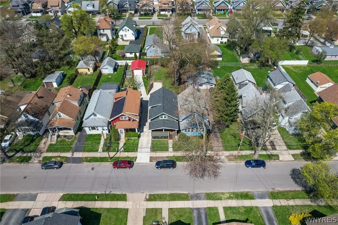 Aerial view of home