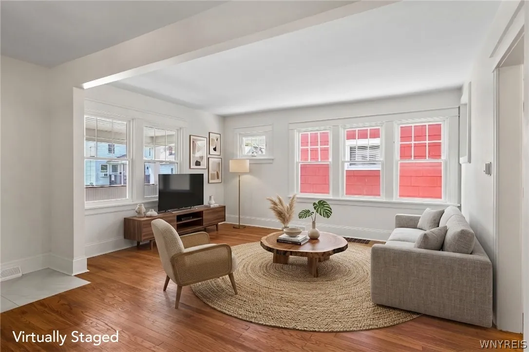 Living room (virtually staged)