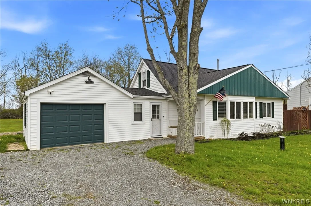attached garage with extra storage