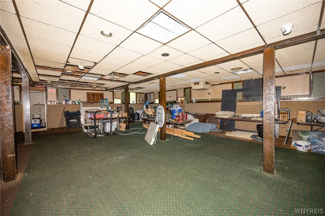Lower level former banquet space/currently storage