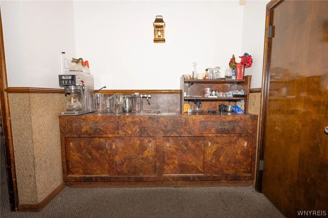 Upstairs server station
