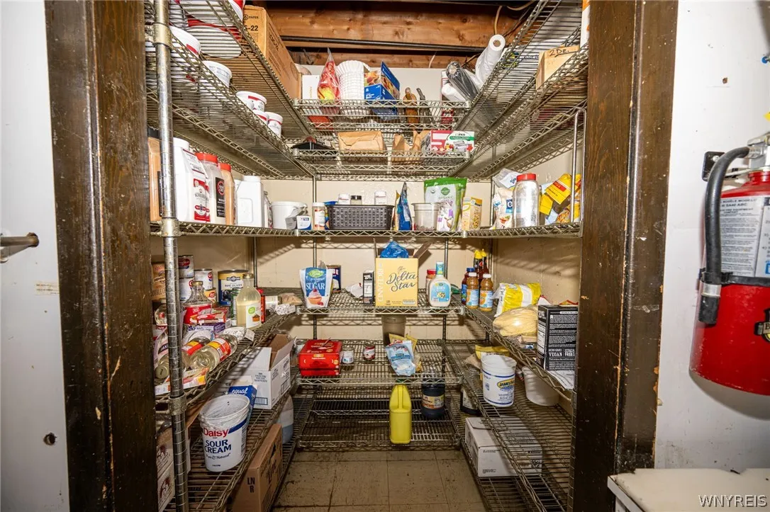 Lower level walk in cooler