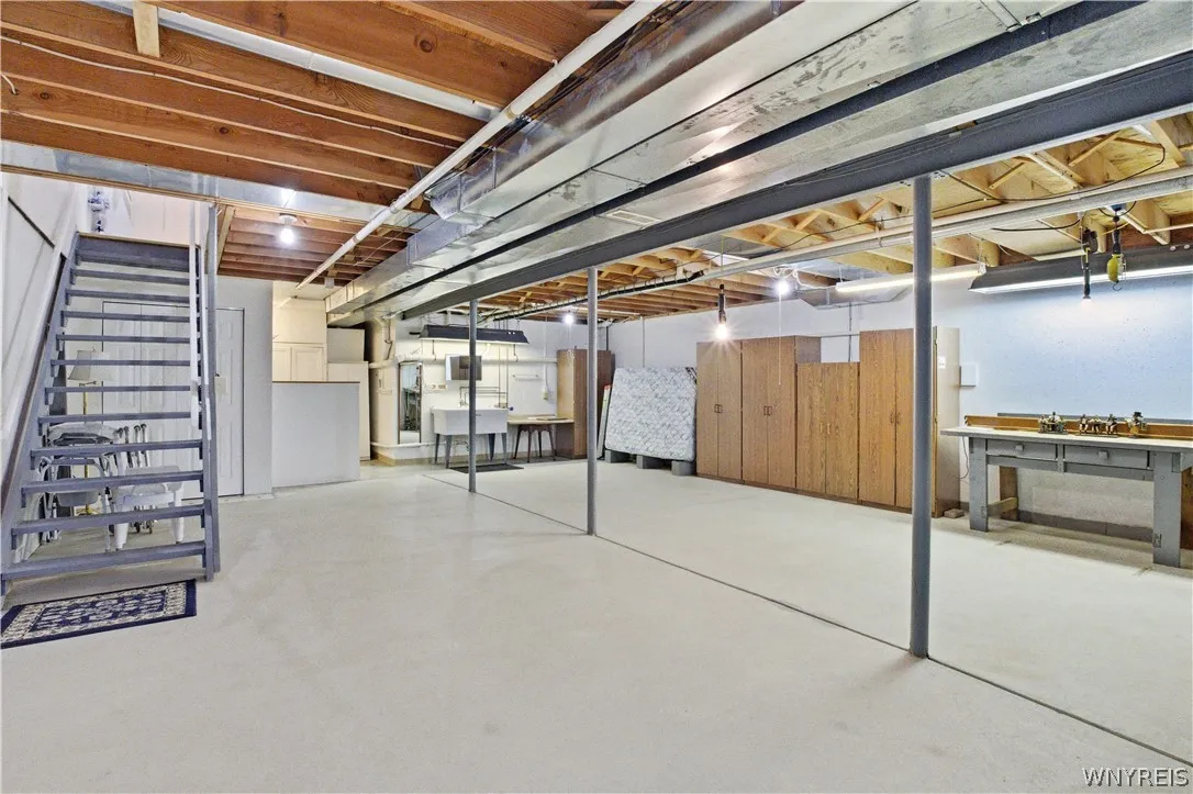 Full Basement with bonus full bathroom!