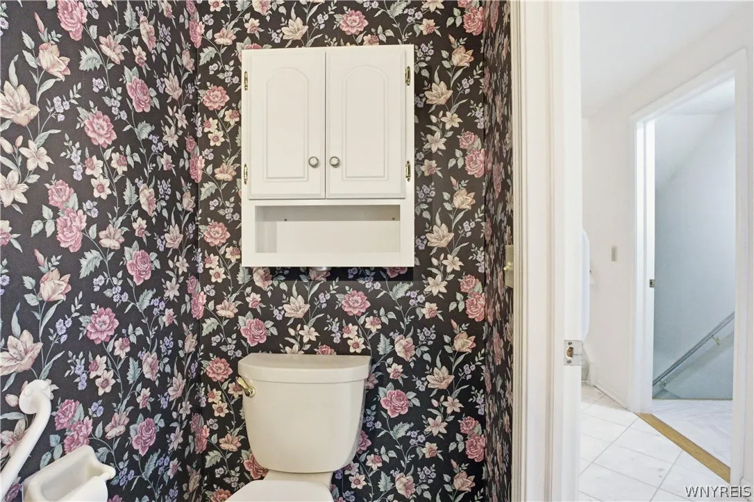 First floor half bathroom